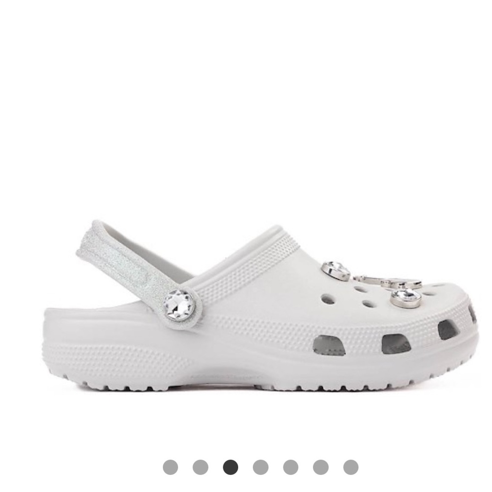 NWT Crocs Classic Rhinestone Cowgirl Clog - Atmosphere - Picture 2 of 8